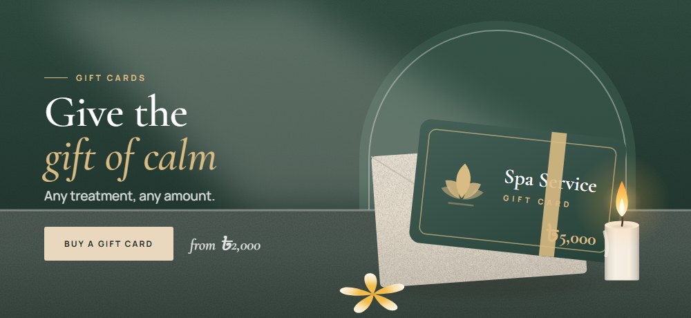Spa Gift Cards